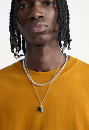 Revolution Printed Mustard Oversized T-Shirt By Offmint