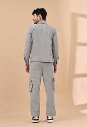 Grey Overshirt Co-ords