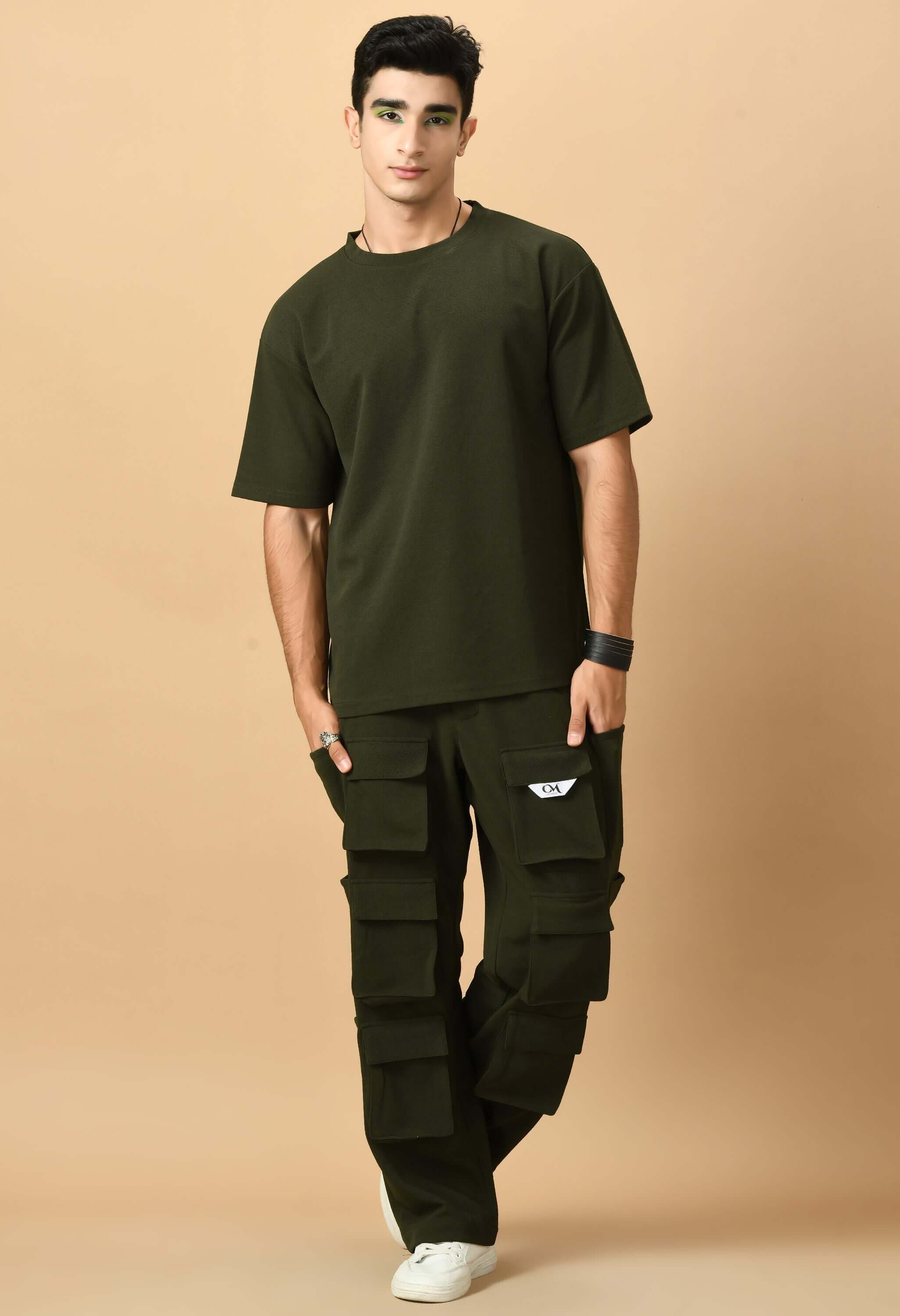Olive Green Grove Shirt & Pant Co-Ord Set
