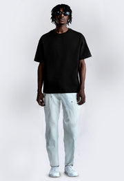 Pacman Printed Black Oversized T-shirt By Offmint