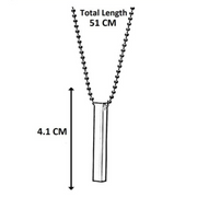 Black Silver-Plated Pendant For Men By Offmint