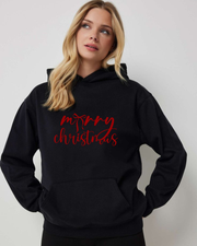 MERRY CHRISTMAS BLACK HOODIES