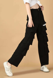 12 pocket cargo black color by offmint