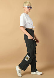 12 pocket grey color valentino cargo by offmint