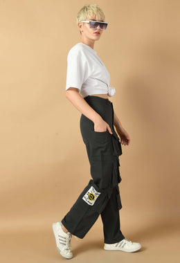 12 pocket grey color valentino cargo by offmint