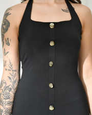 Noir Charm Button Mini