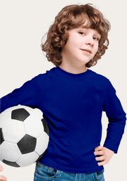 Blue Full Sleeves Kids T-shirt By Offmint