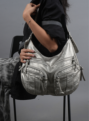 Metallic Hobo Bag