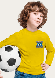 Monsters University Printed Yellow Full Sleeves T-shirt By Offmint