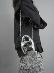 Liquid Chrome Shoulder Bag
