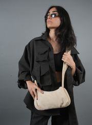 Sand Suede Bag