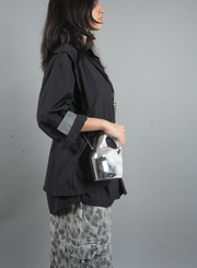 Liquid Chrome Shoulder Bag