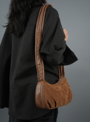 Suede Shoulder Bag