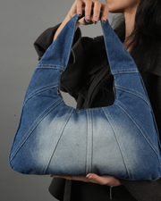 Eclipse Denim Hobo Bag