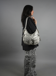 Metallic Hobo Bag
