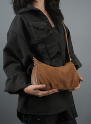Suede Shoulder Bag