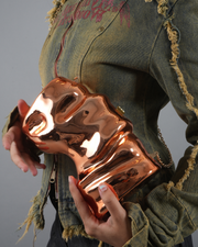 Molten Luxe Metallic Clutch