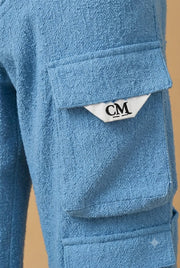 12 Pocket Men's Cargo Sky Blue By Offmint