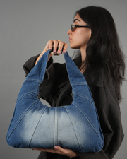 Eclipse Denim Hobo Bag