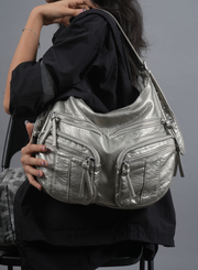 Metallic Hobo Bag