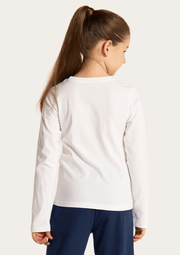 Shinchan Printed White Full Sleeves Kids T-shirt BY Offmint