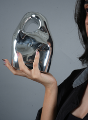 Liquid Chrome Shoulder Bag