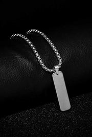 Silver-Plated Pendant For Men By Offmint