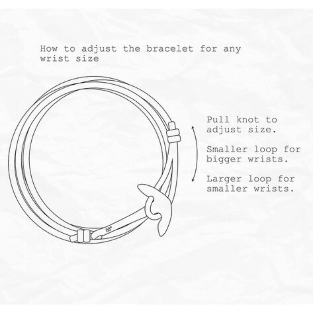Knotted Adjustable Bracelet For Men By Offmint