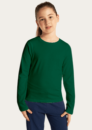 Green Full Sleeves Kids T-shirt By Offmint