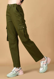 6 pocket olive green cargo by offmint