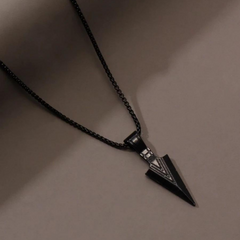 Black Arrow Pendant  For Men By Offmint
