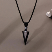 Black Arrow Pendant  For Men By Offmint