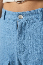 12 Pocket Men's Cargo Sky Blue By Offmint