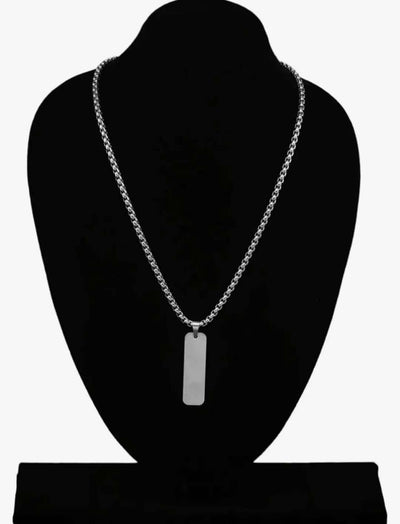 Silver-Plated Pendant For Men By Offmint