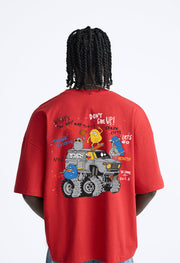 Don't Give Up Printed Oversized t-shirt by offmint