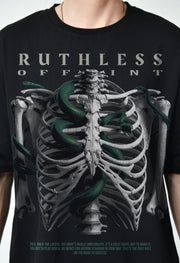Ruthless Black Oversized T-shirt