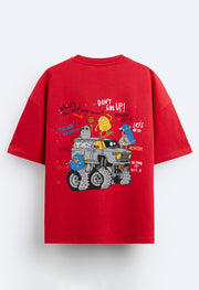 Don't Give Up Printed Oversized t-shirt by offmint