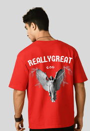 Full Dominion Printed Oversized T-Shirt By Offmint