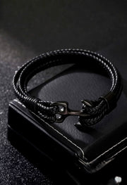 Black Wraparound Bracelet For Men By Offmint