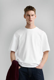 Finisher Printed White Oversized T-Shirt By Offmint