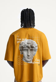 I Am Not Perfect Printed Oversized T-Shirt By Offmint