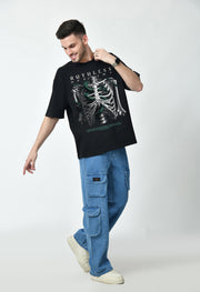 Ruthless Black Oversized T-shirt