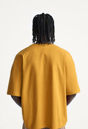 Mustard Oversized  T-shirt By Offmint