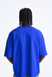 Blue  Oversized  T-shirt By Offmint