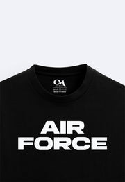 Air Force Black Oversized T-shirt By Offmint