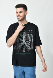 Ruthless Black Oversized T-shirt