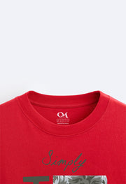 Youth Printed Oversized T-Shirt By Offmint