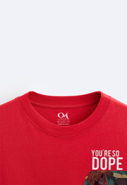 Dope Printed Oversized T-shirt By Offmint