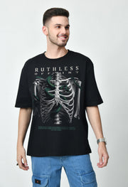 Ruthless Black Oversized T-shirt