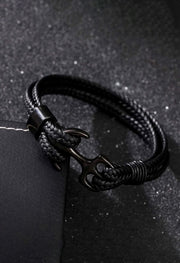 Black Wraparound Bracelet For Men By Offmint